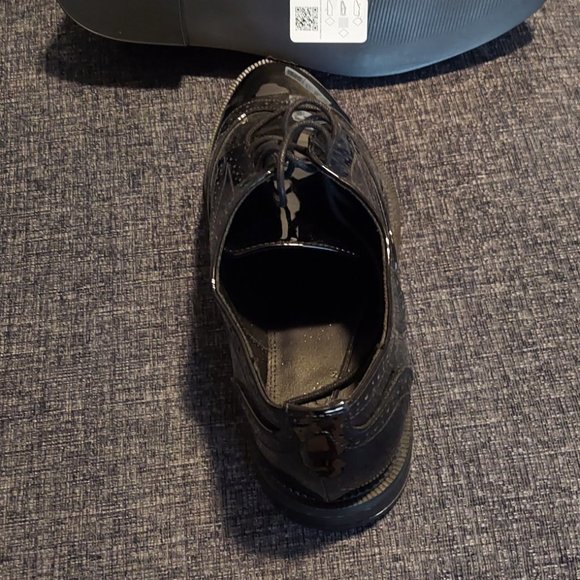 ASOS DESIGN OXFORD LEATHER BROGUE DRESS SHOES - Picture 3 of 12